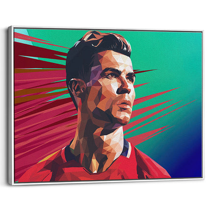CR7 Velocity Geometric Athlete Portrait