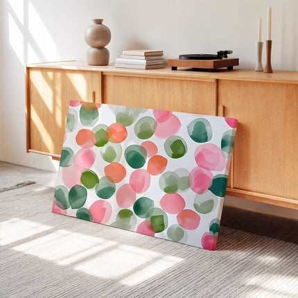 Playful Bubble Blossom Canvas