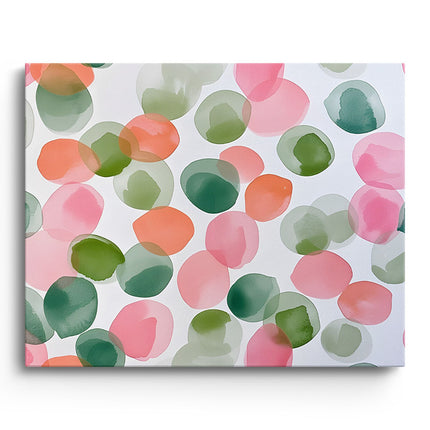 Playful Bubble Blossom Canvas
