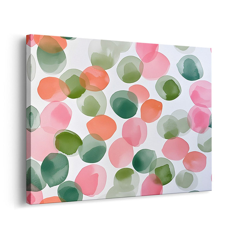 Playful Bubble Blossom Canvas
