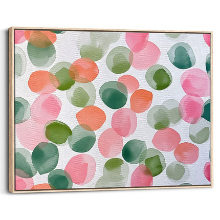 Playful Bubble Blossom Canvas