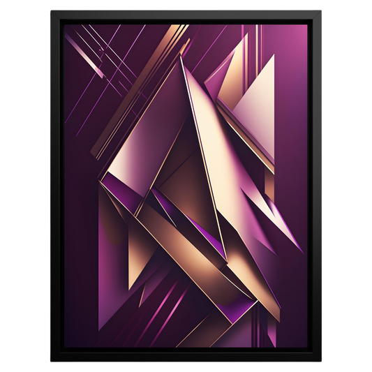 Velvet Geometry | Canvas Wall Art