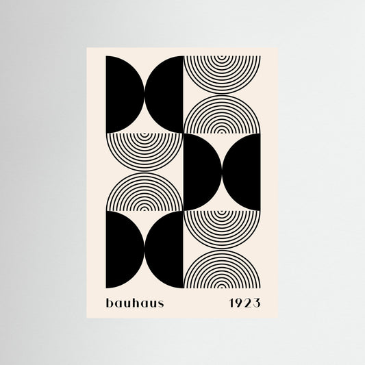 Bauhaus 1923 Black Geometry
