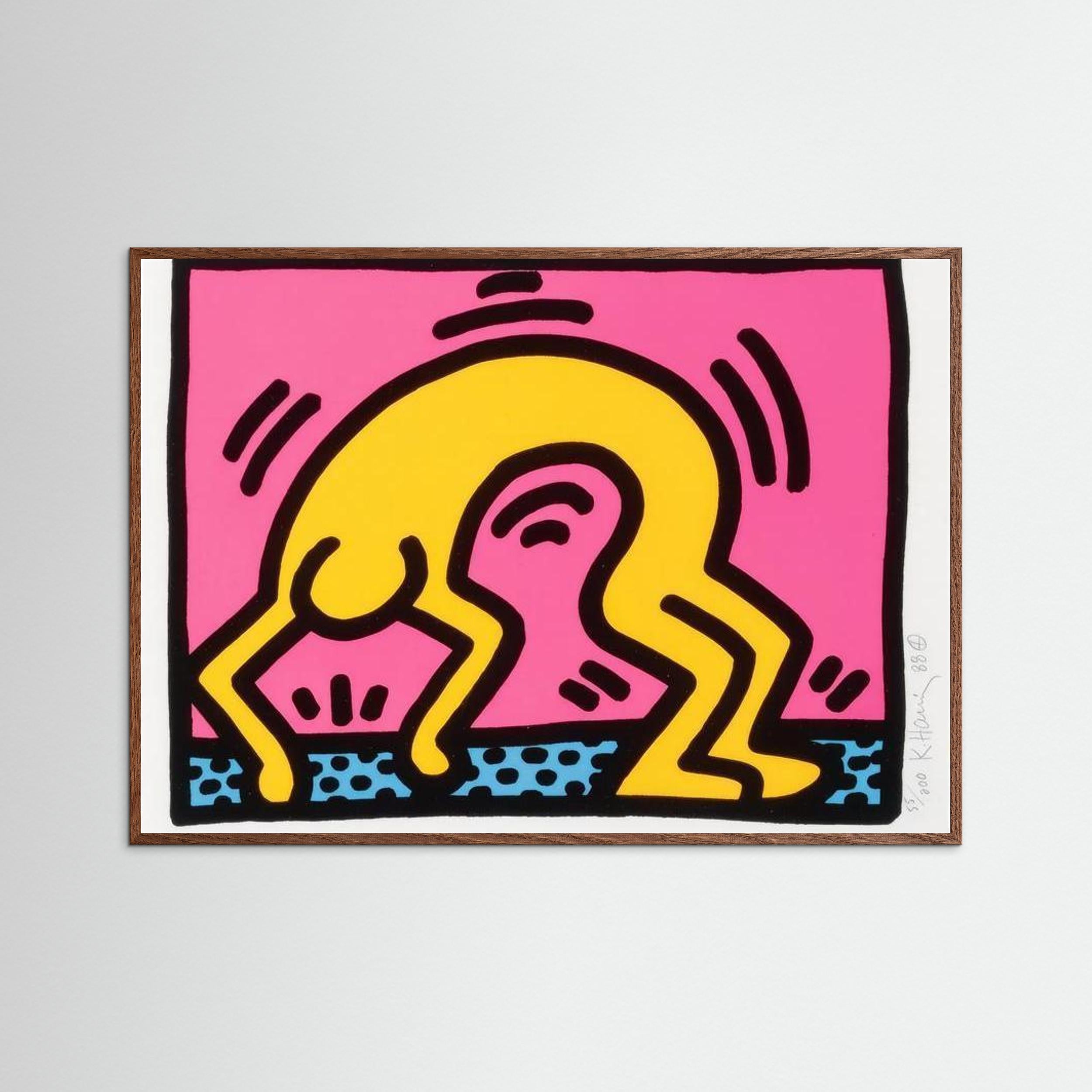 Abstract Pop Art Figure