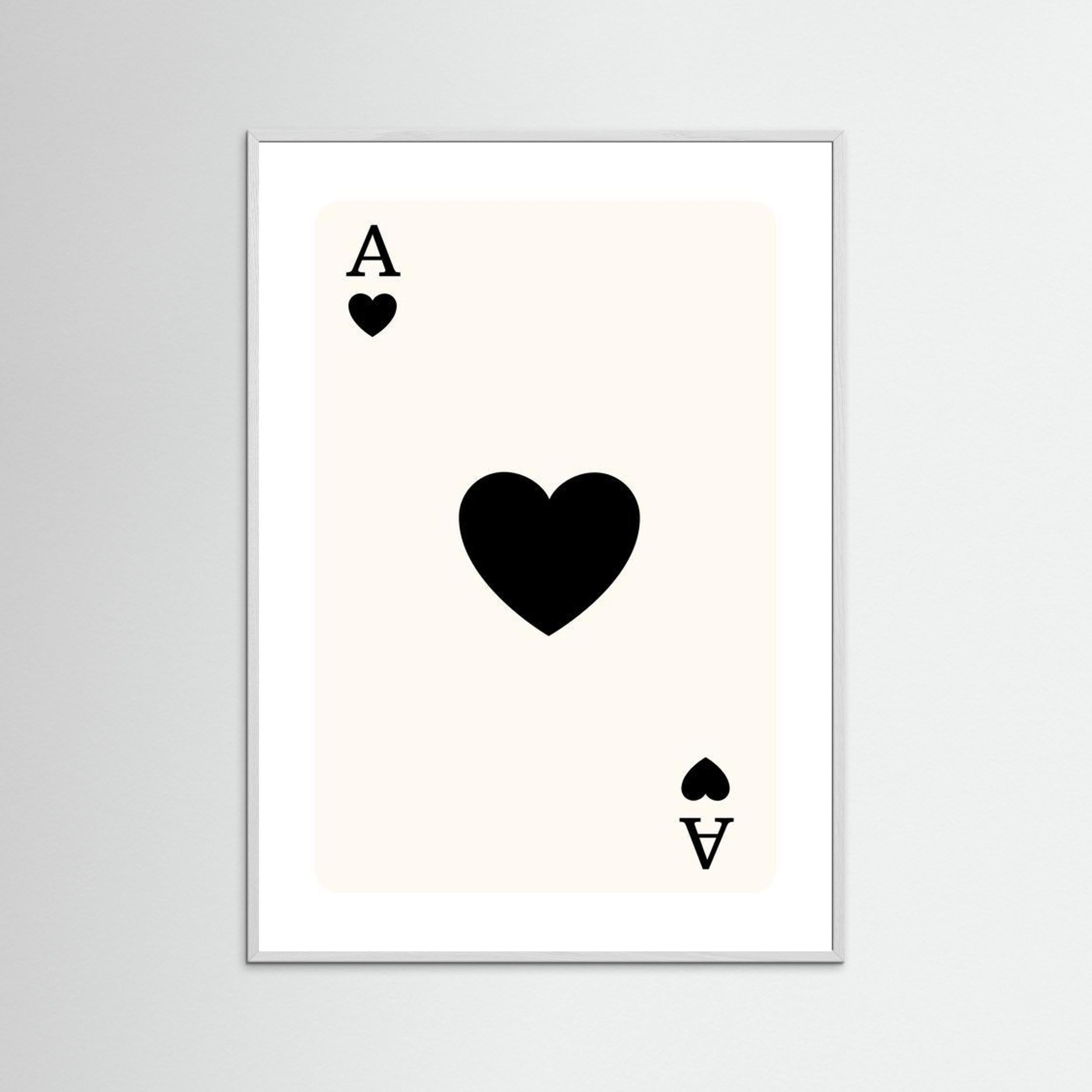 Ace of Hearts Minimal 