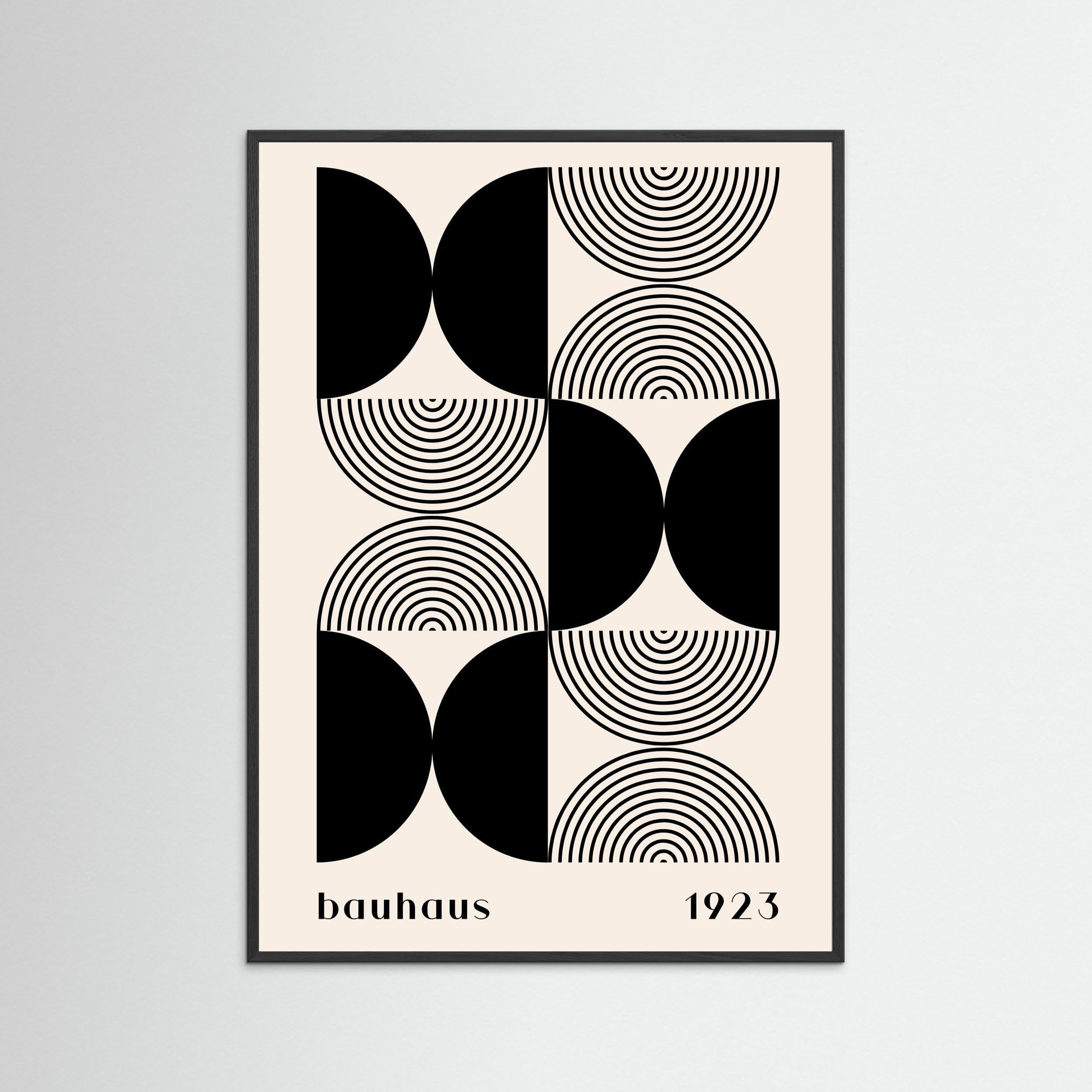 Bauhaus 1923 Black Geometry
