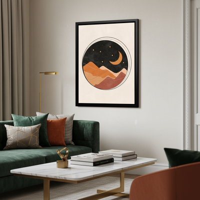 Sunset Serenity – Framed Canvas Wall Art