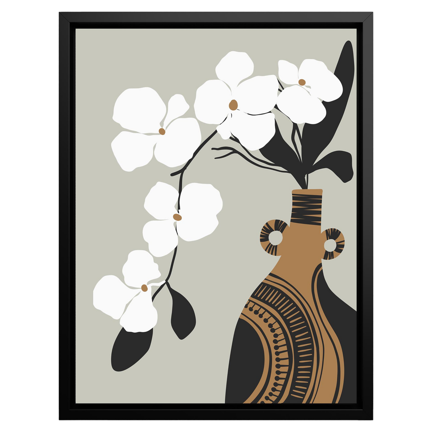 Elegant Blossoms – Framed Wall Art