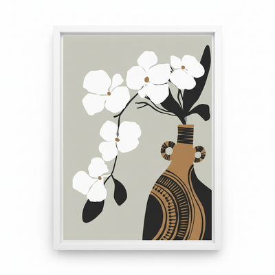 Elegant Blossoms – Framed Wall Art