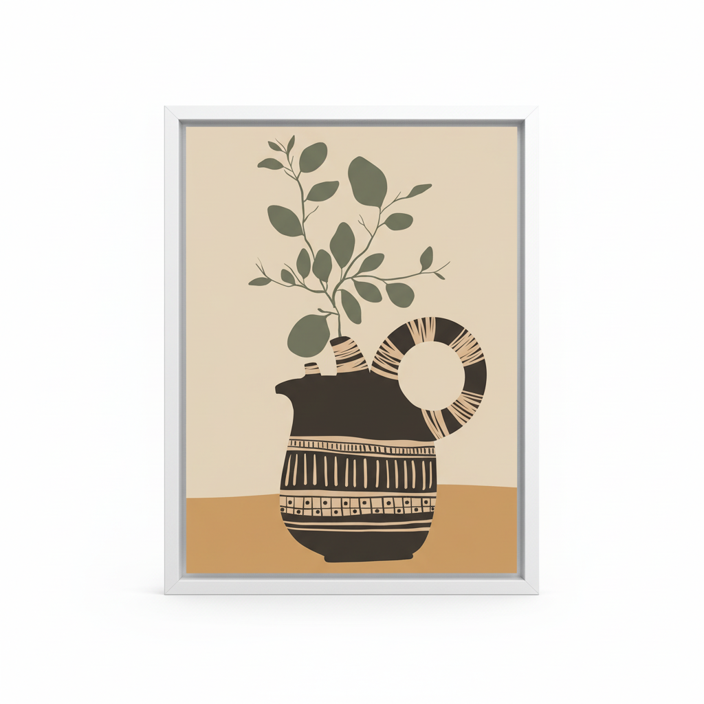 Modern Eucalyptus – Digital Canvas Art Prints