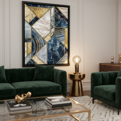 Blue Majesty | Canvas Framed Art