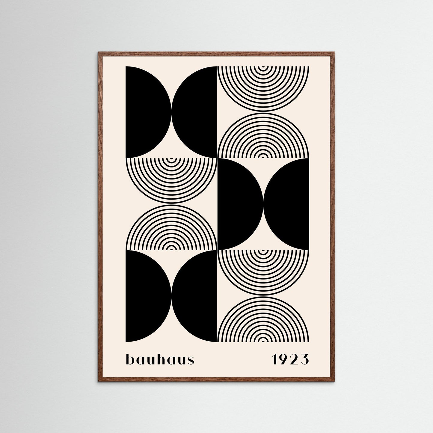 Bauhaus 1923 Black Geometry
