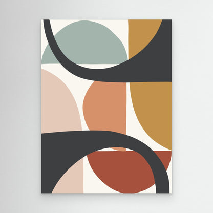 Curvy Harmony – Framed Canvas Wall Art