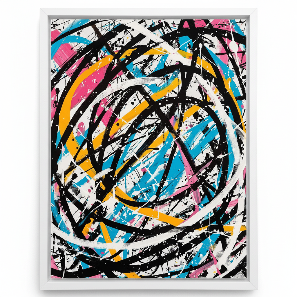 Chaotic Color – Digital Canvas Art Gallery