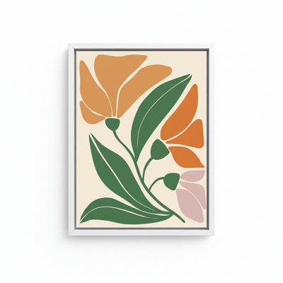 Vibrant Tropics – Framed Canvas Wall Art