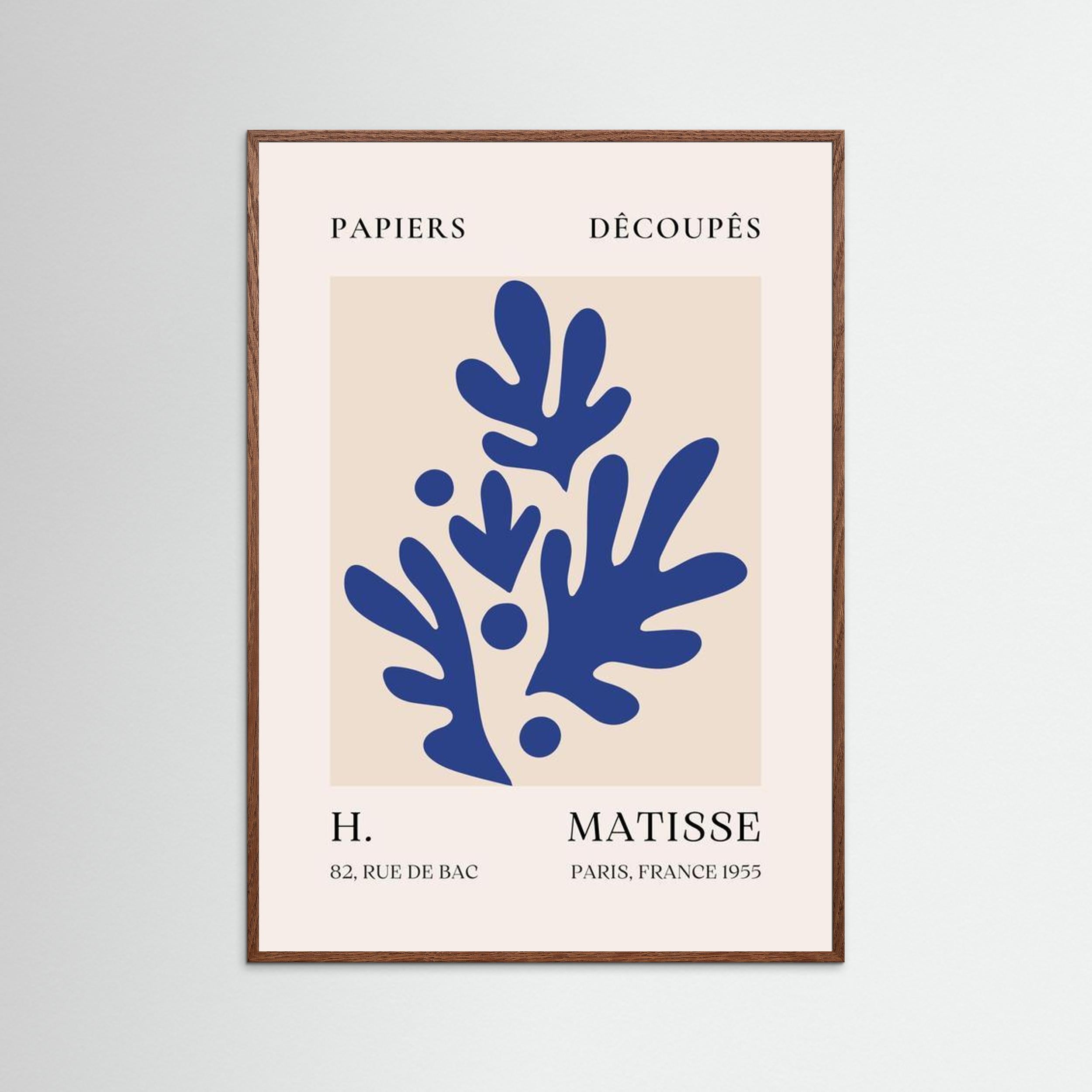 “Papiers Découpés” Blue Cut