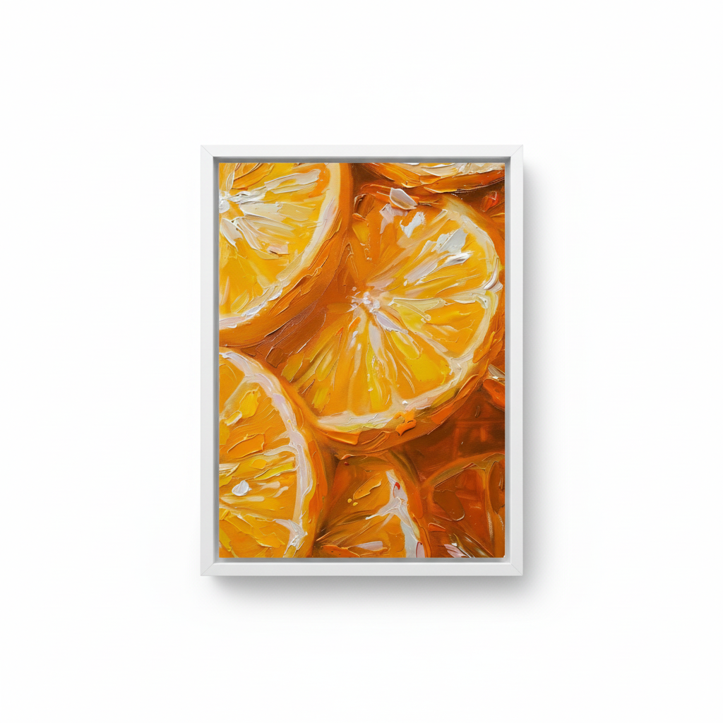 Citrus Burst – Canvas Framed Wall Art Decor