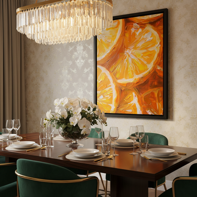 Citrus Burst – Canvas Framed Wall Art Decor