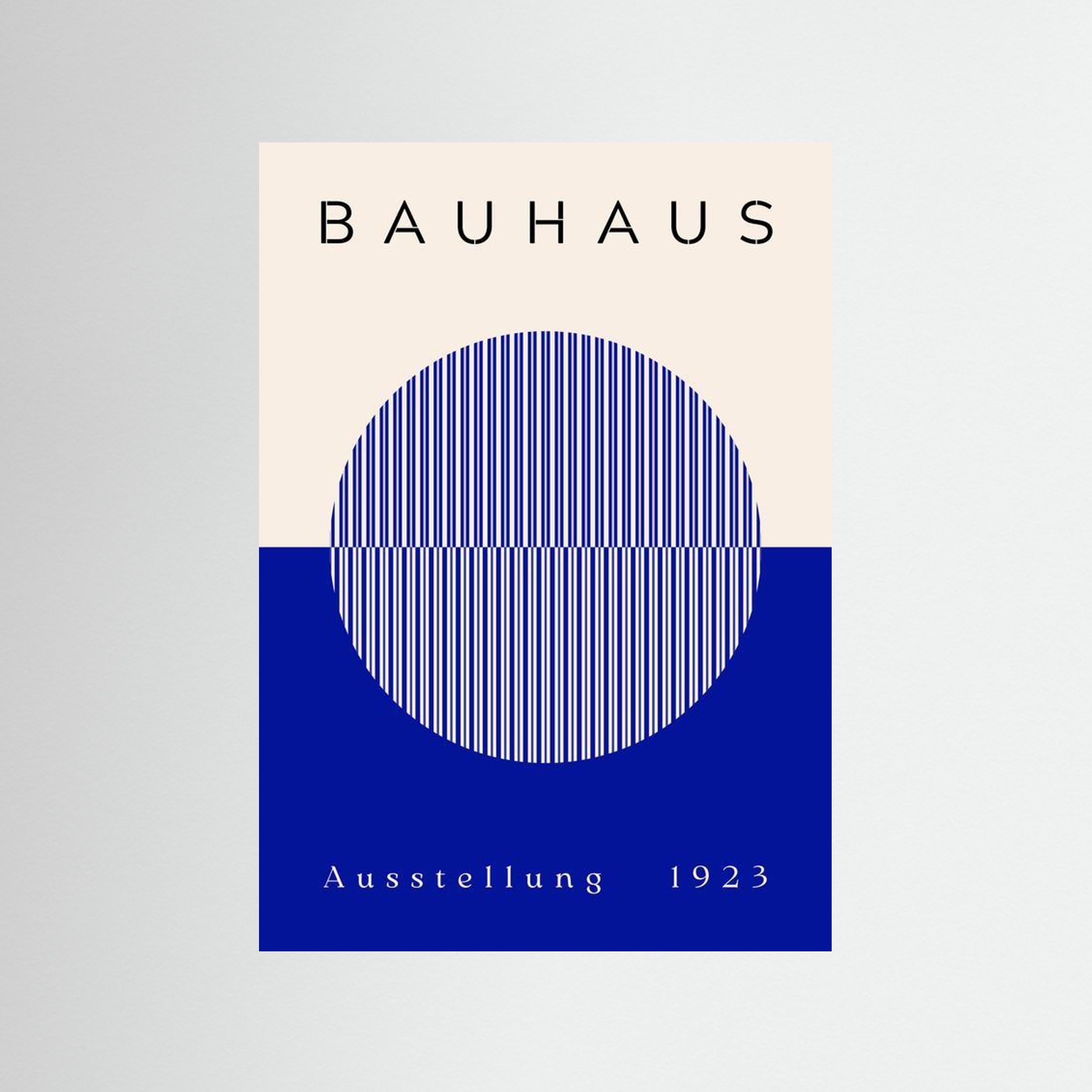 Bauhaus Ausstellung 1923 Striped Circle 