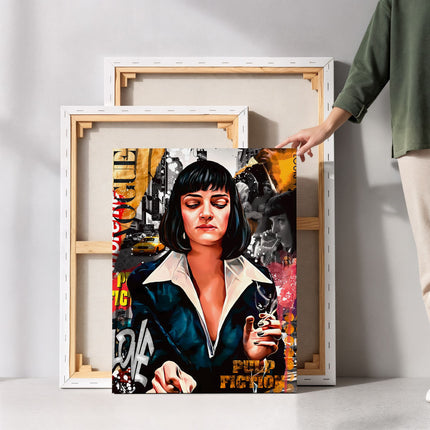 Supreme Pop Art Woman Canvas Print