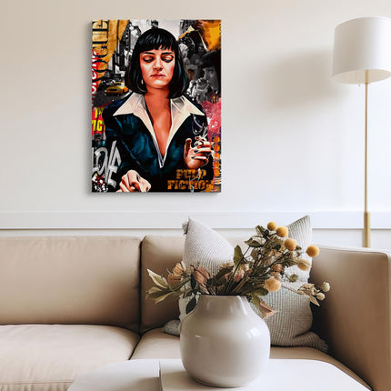 Supreme Pop Art Woman Canvas Print