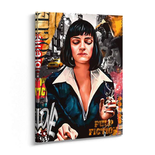 Supreme Pop Art Woman Canvas Print