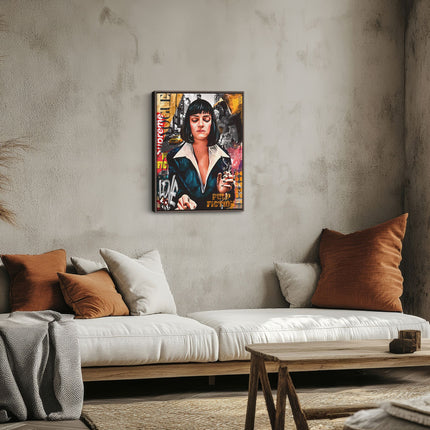 Supreme Pop Art Woman Canvas Print