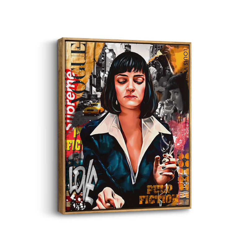 Supreme Pop Art Woman Canvas Print