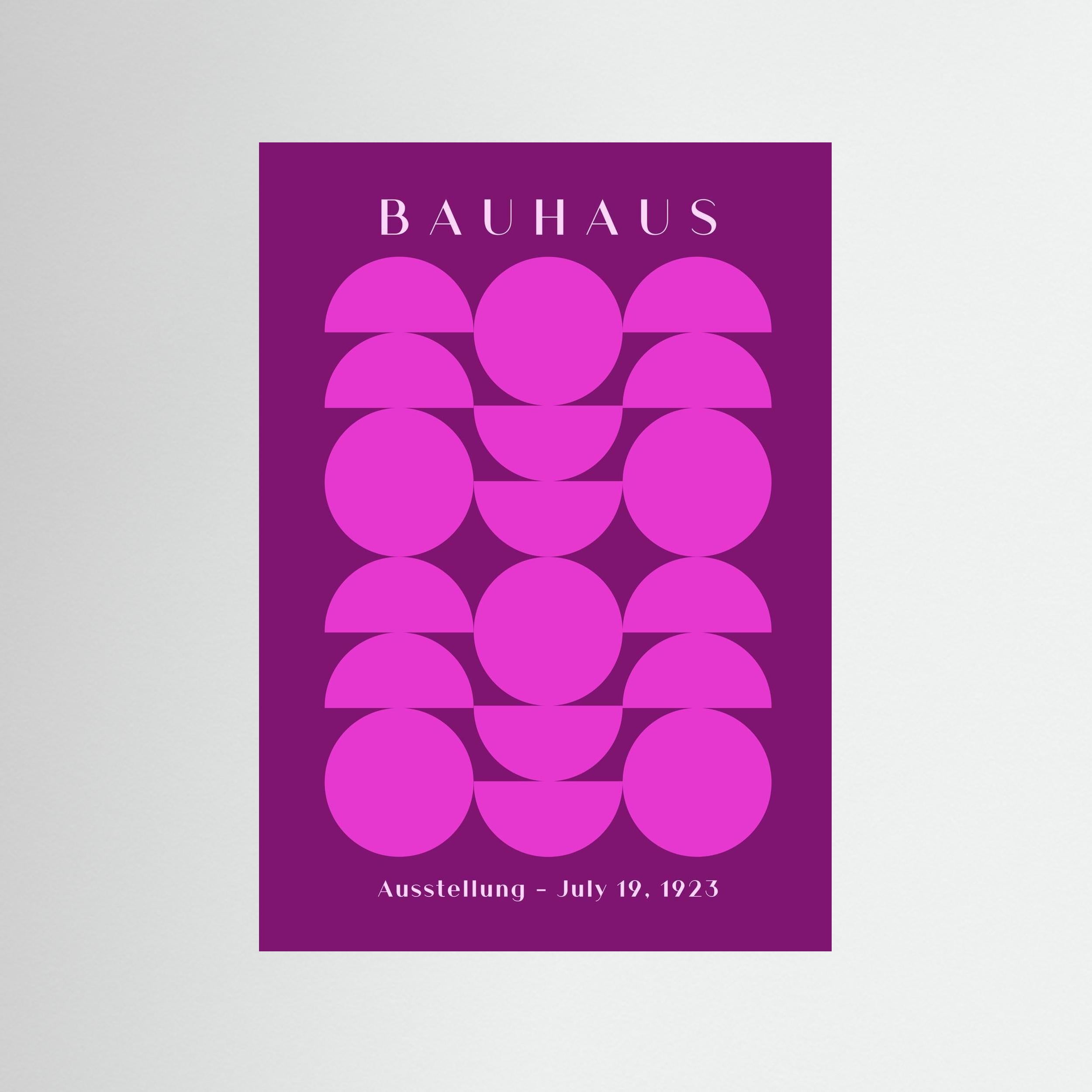 Bauhaus Purple Composition 