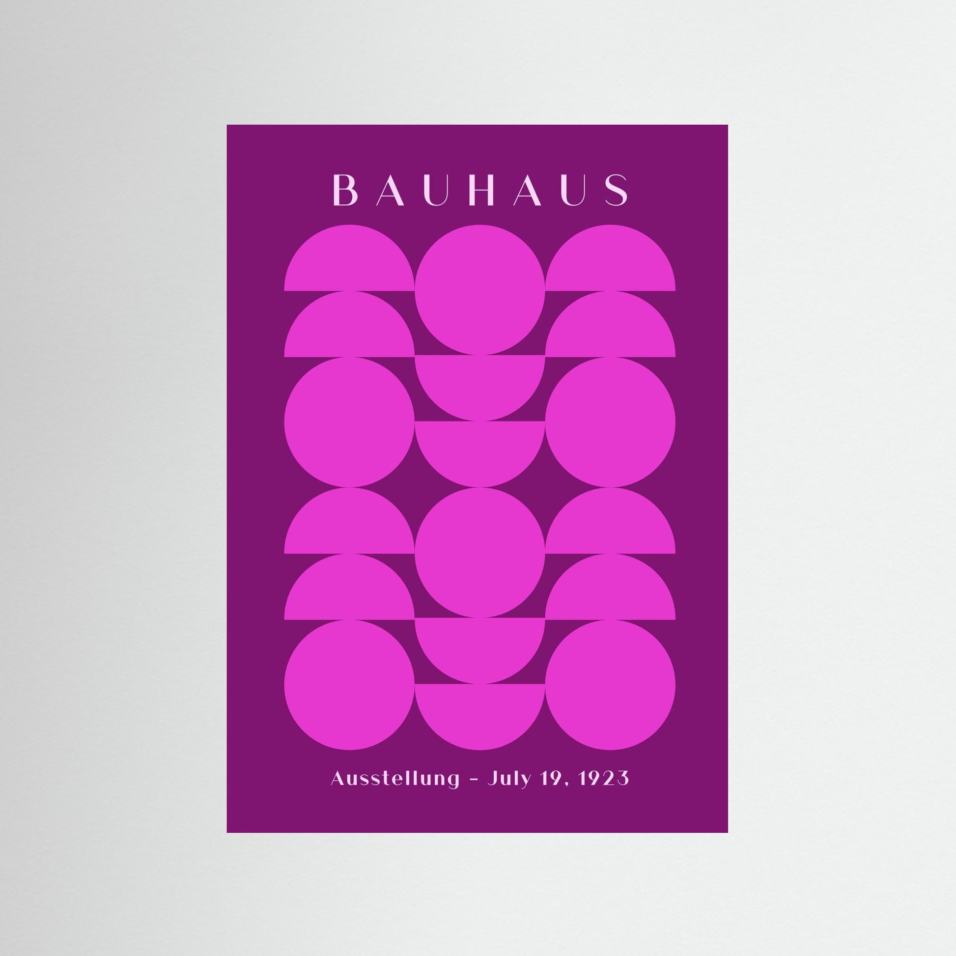 Bauhaus Purple Composition 