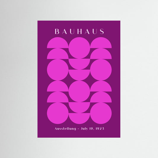 Bauhaus Purple Composition 