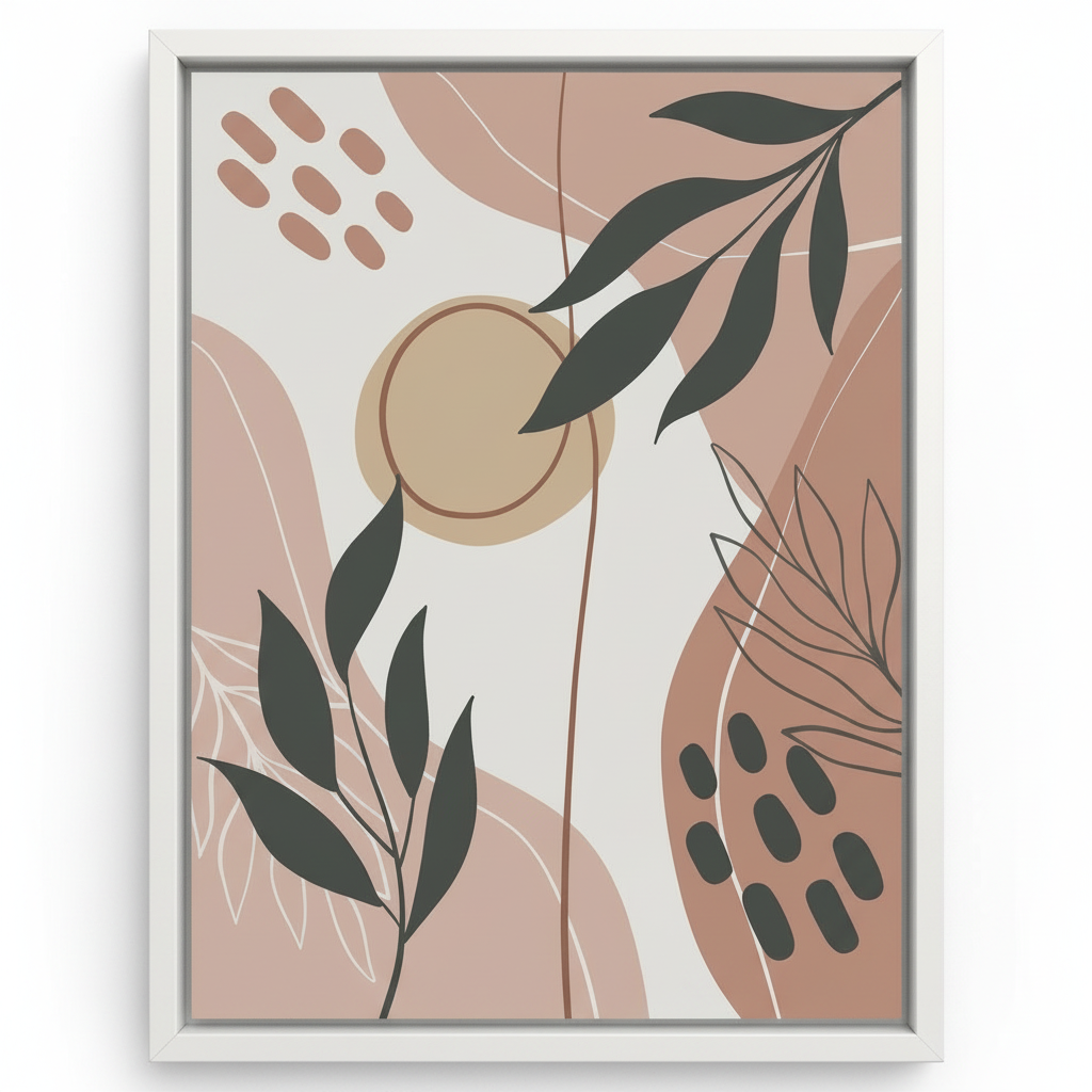 Sun-Kissed Serenity – Framed Canvas Wall Art