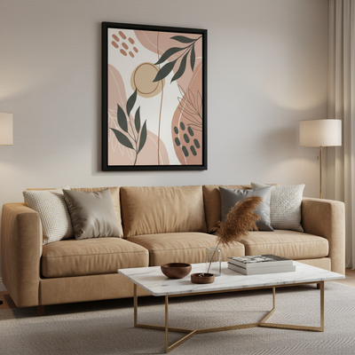 Sun-Kissed Serenity – Framed Canvas Wall Art