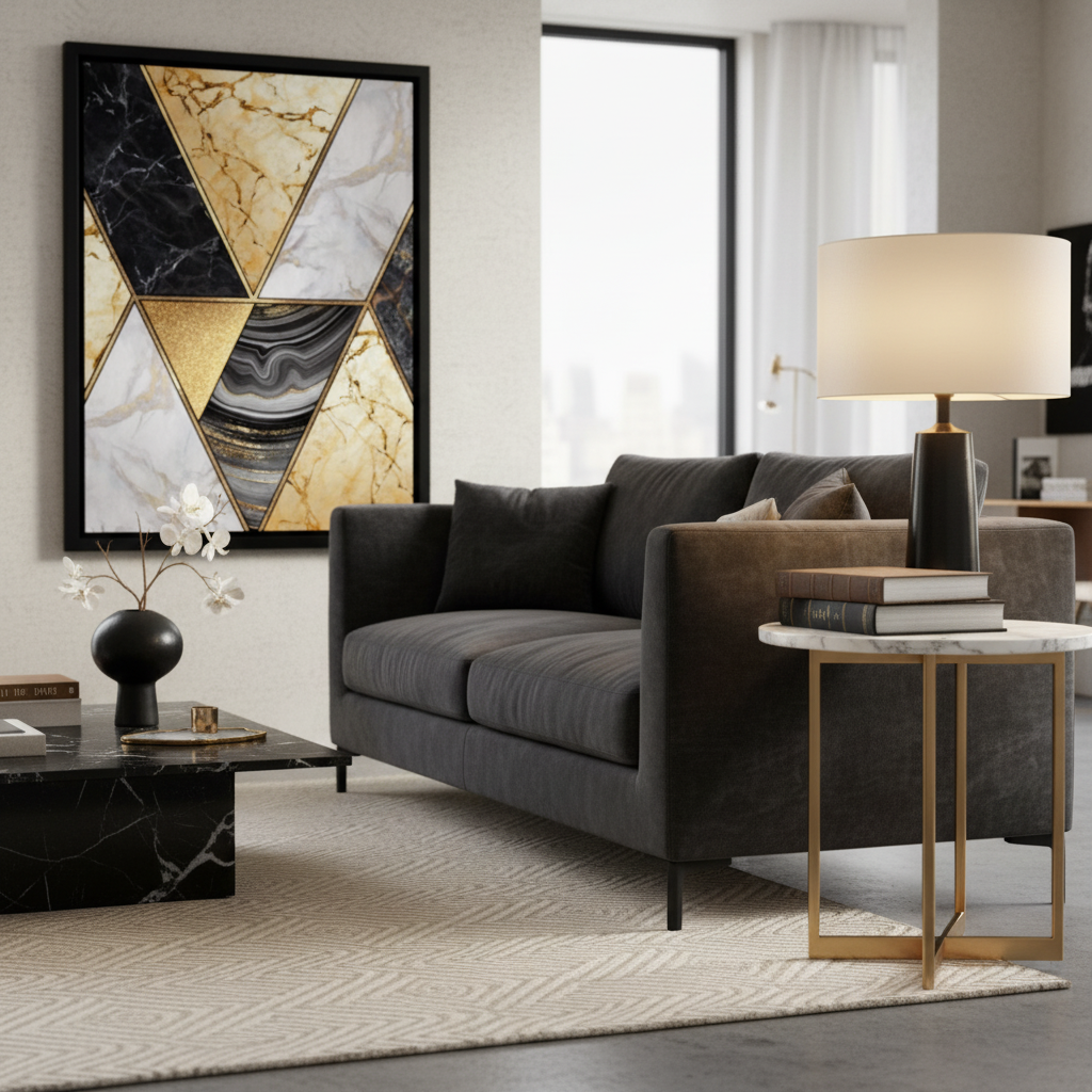 Geometric Glam | Canvas Wall Art