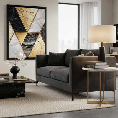 Geometric Glam | Canvas Wall Art