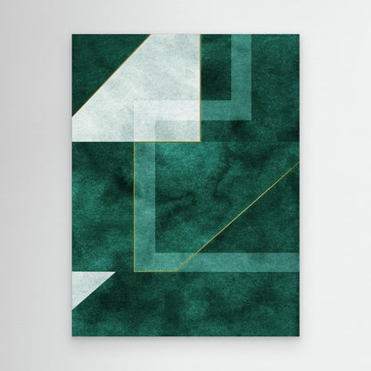Emerald Elegance | Canvas Wall Art