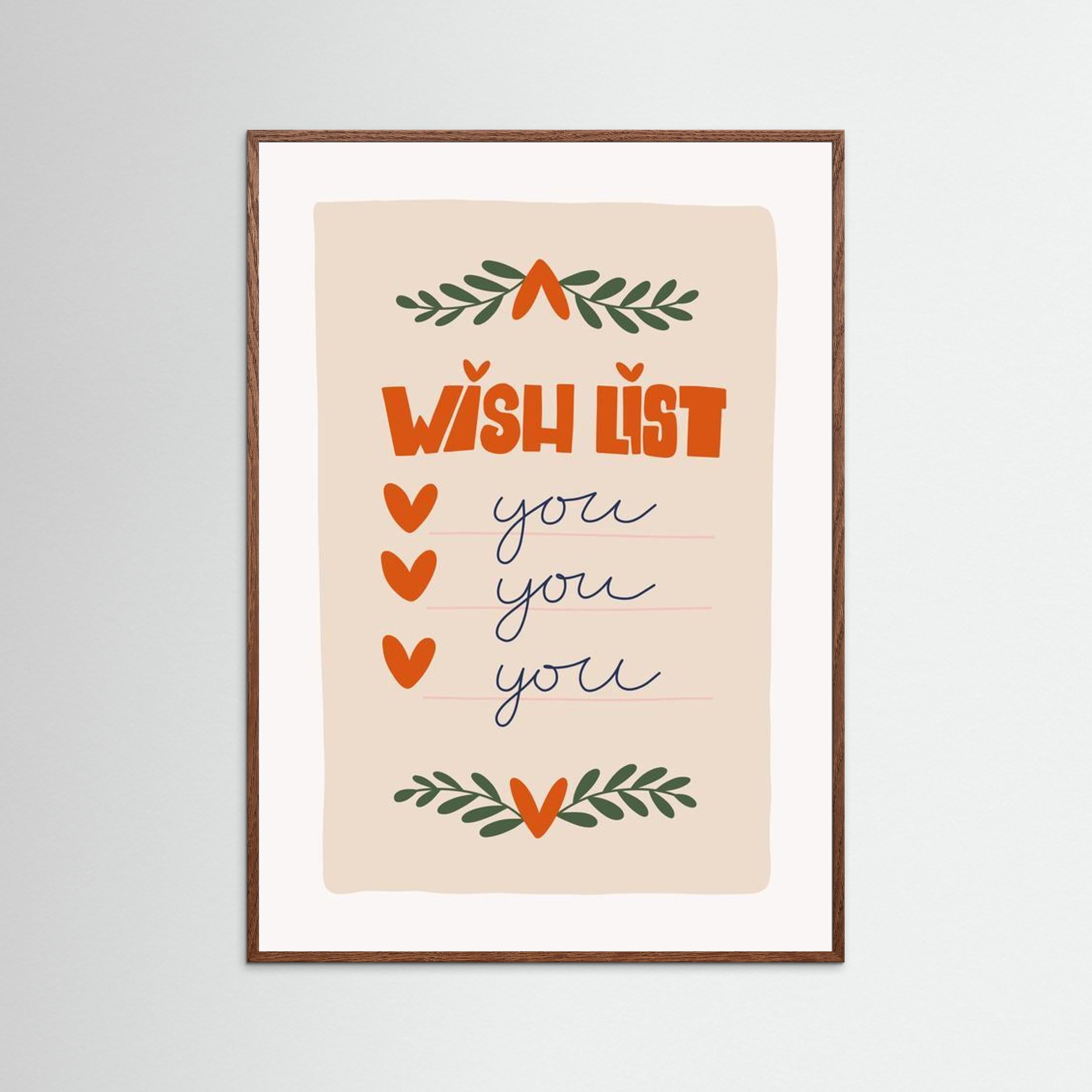 “Wish List: You, You, You”