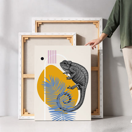 “Chameleon Geometry” Canvas
