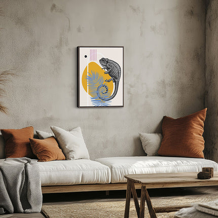 “Chameleon Geometry” Canvas