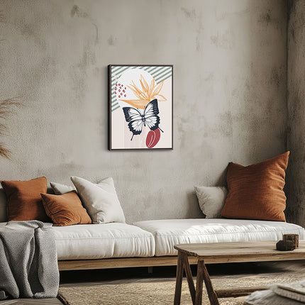 Tropical Butterfly” Canvas