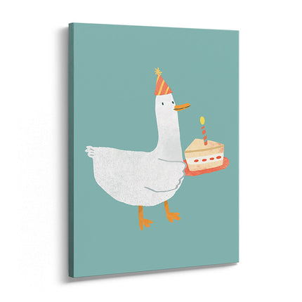 “Birthday Goose” Canvas