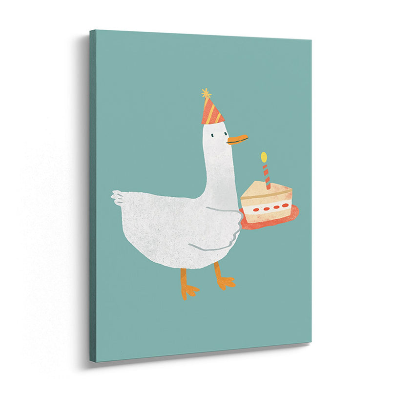 “Birthday Goose” Canvas