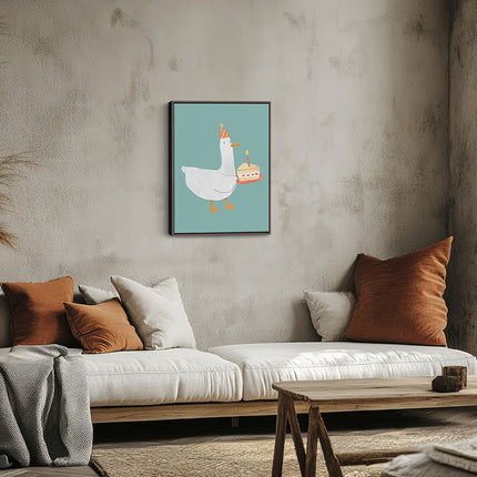“Birthday Goose” Canvas