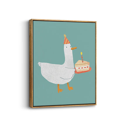 “Birthday Goose” Canvas