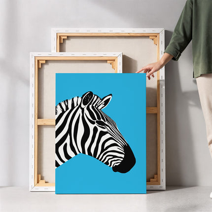 “Electric Zebra” Canvas