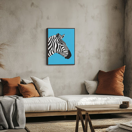 “Electric Zebra” Canvas