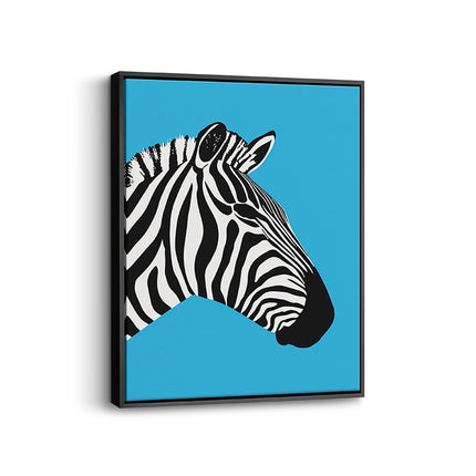 “Electric Zebra” Canvas