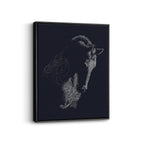 40 x 55 cm / 15 x 21″ / Black