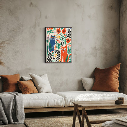 Whimsical Floral Canvas