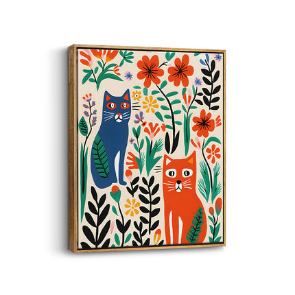 Whimsical Floral Canvas